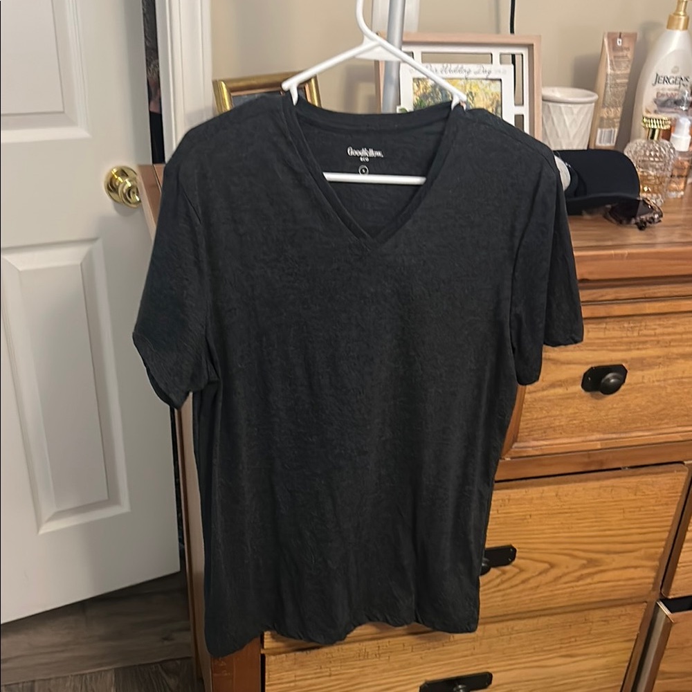 Goodfellow & Co. Charcoal V-Neck Tee